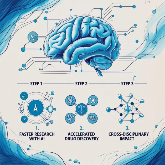 AI-powered research benefits: speed, drug discovery, cross-field impact