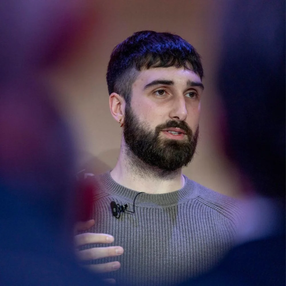 interview image of Aidan Gomez