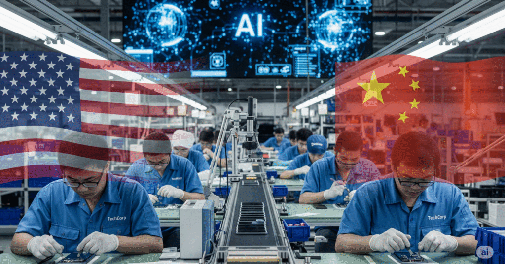 iPhone factory with AI delay and tariff tension