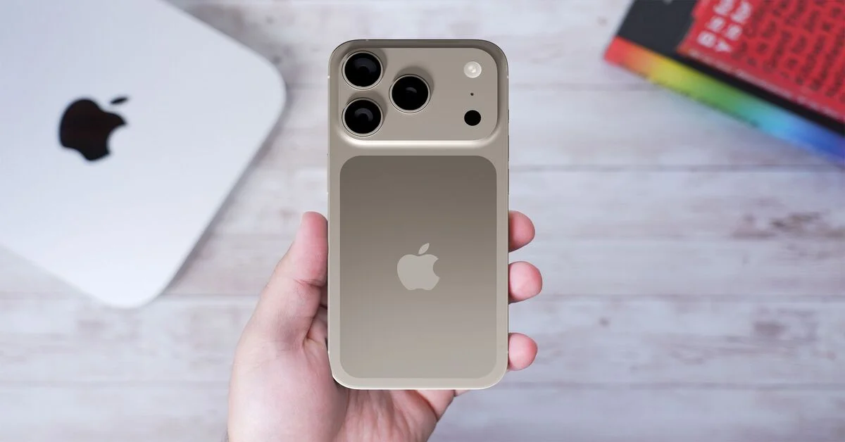 Apple iPhone 17 Pro Max render showing sleek design and larger camera module, linked to rising Apple iPhone 17 Pro Max price leaks.