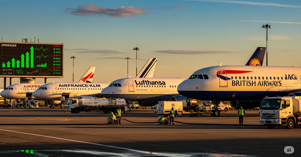 European airline stocks soar after upgrades