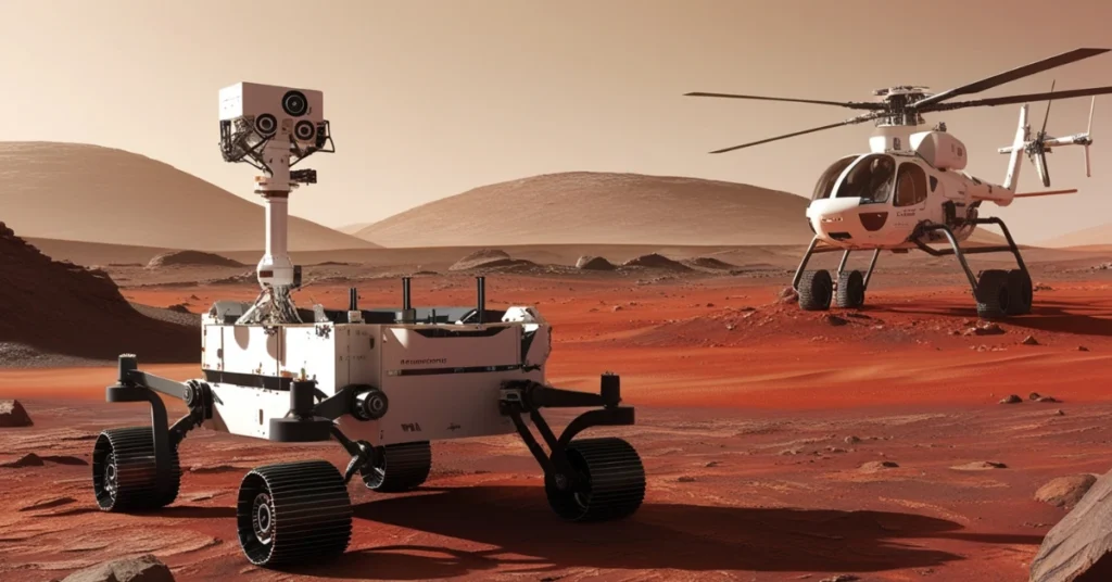 NASA’s Mars rover exploring Jezero Crater landscape