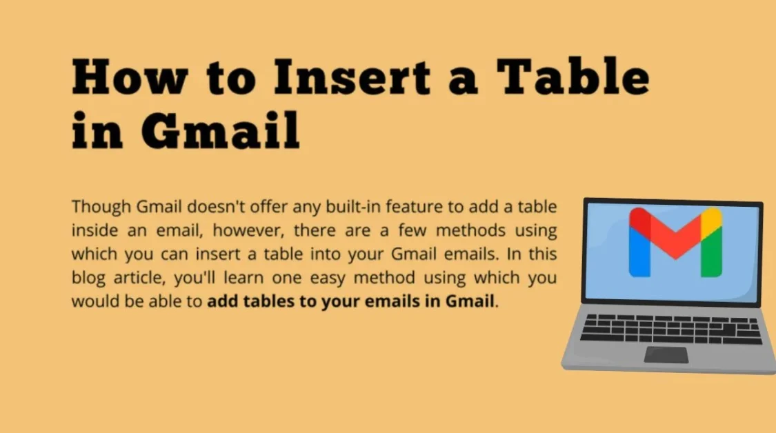 "Comparison of copy-pasting a table versus using extension tools to insert tables in Gmail interface, 2025 user experience illustration"