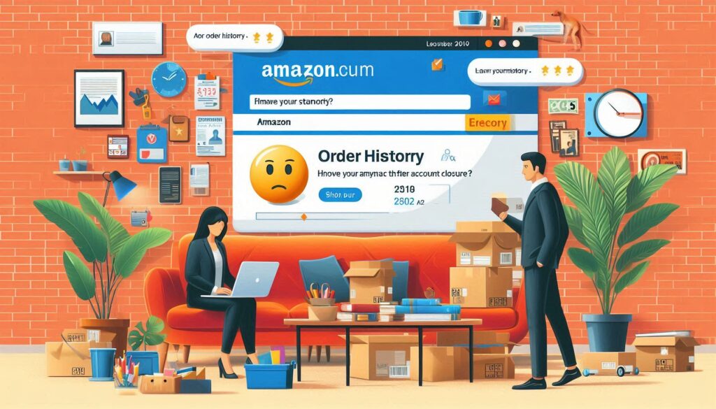 Does amazon removes your order history data after account closure​?