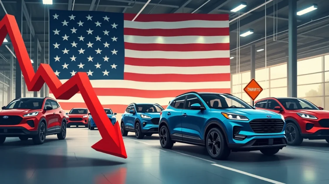 Ford Earnings Drop 64% Amid Tariffs & EV Losses
