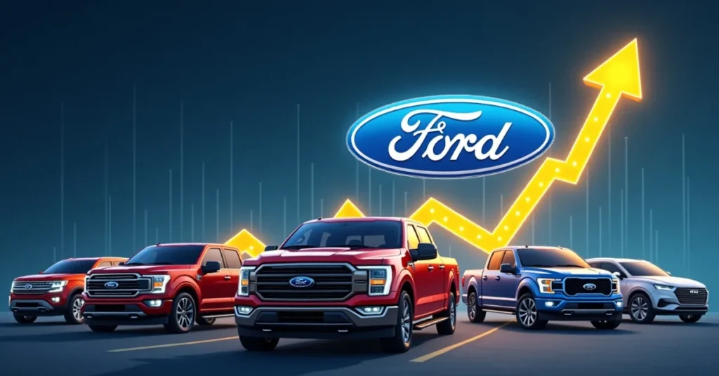 Ford SUVs rise with stock chart