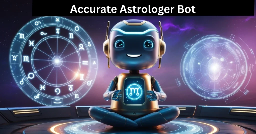 Astrologer bot with zodiac signs and star chart display