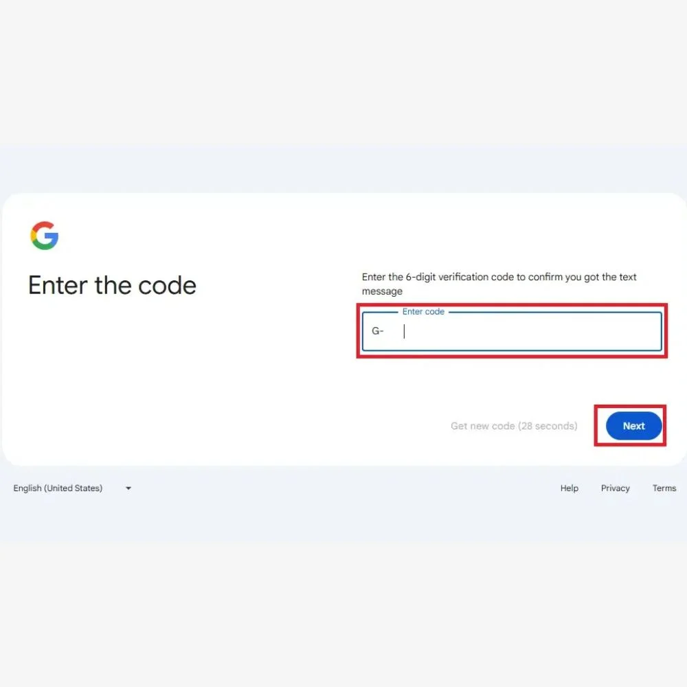 image of Gmail Account Setup.
