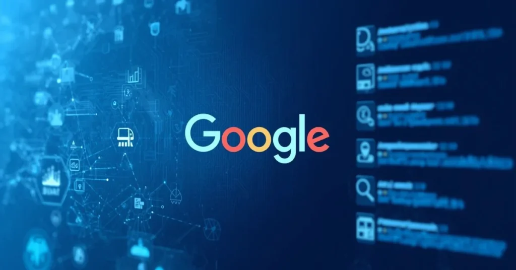 Google search interface showing AI-generated summaries alongside multiple website links, symbolizing AI-powered search enhancing user engagement and web traffic.