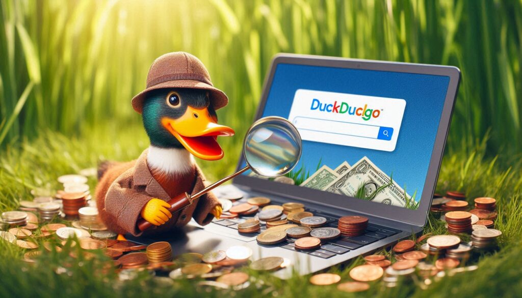 How does duckduckgo make money?