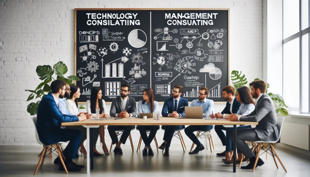 How is technology consulting better than managment consulting?