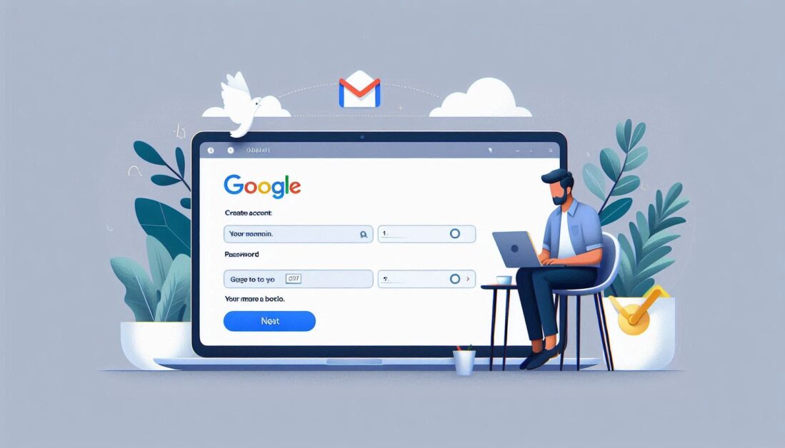 How to create a gmail account​?