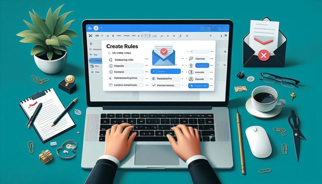 How to create rules in gmail?