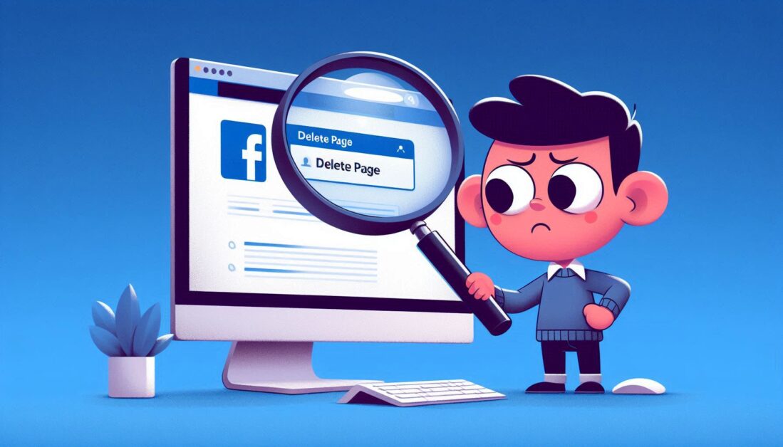 How to delete a facebook page?