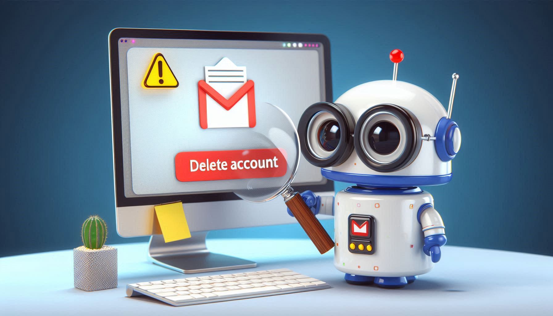 How to delete a gmail account​?