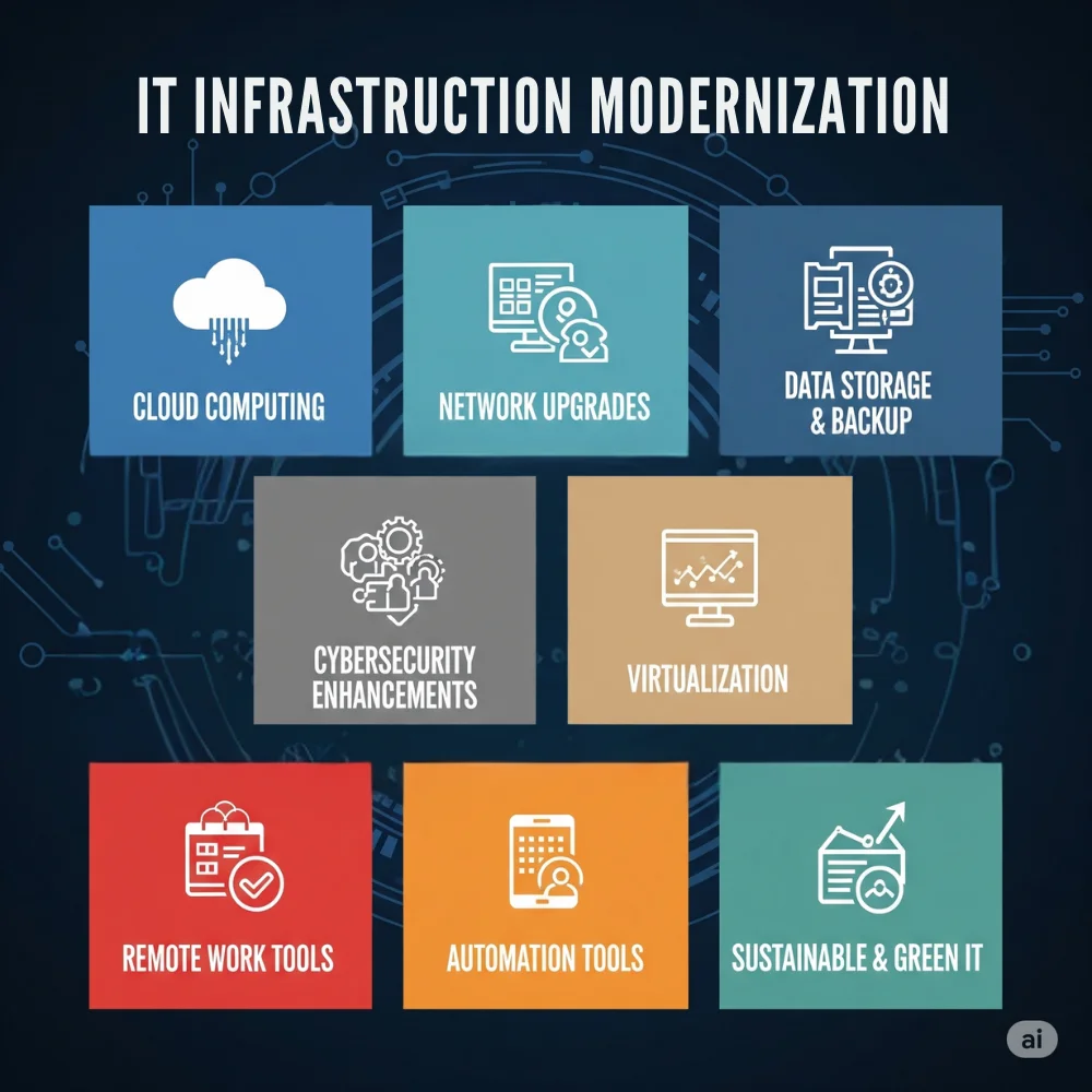 8 Key Areas for IT Infrastructure Upgrade