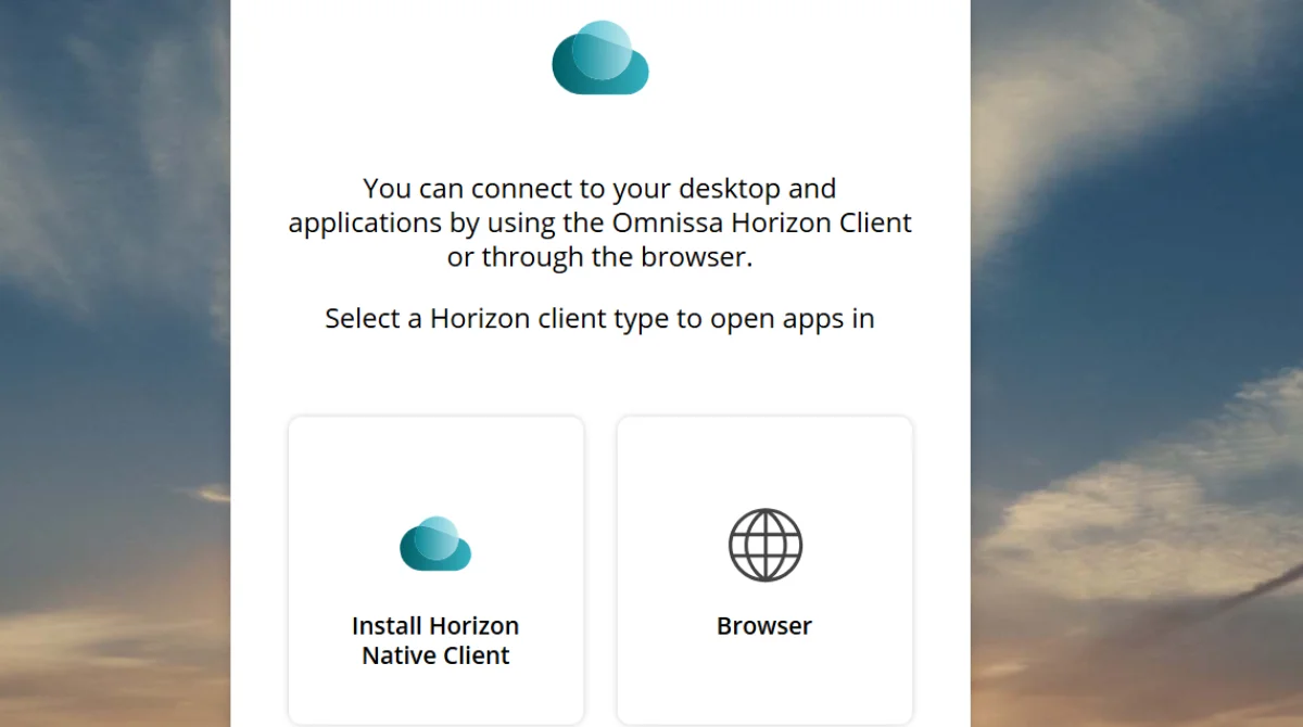 Installation and Setup of VMware Horizon Client