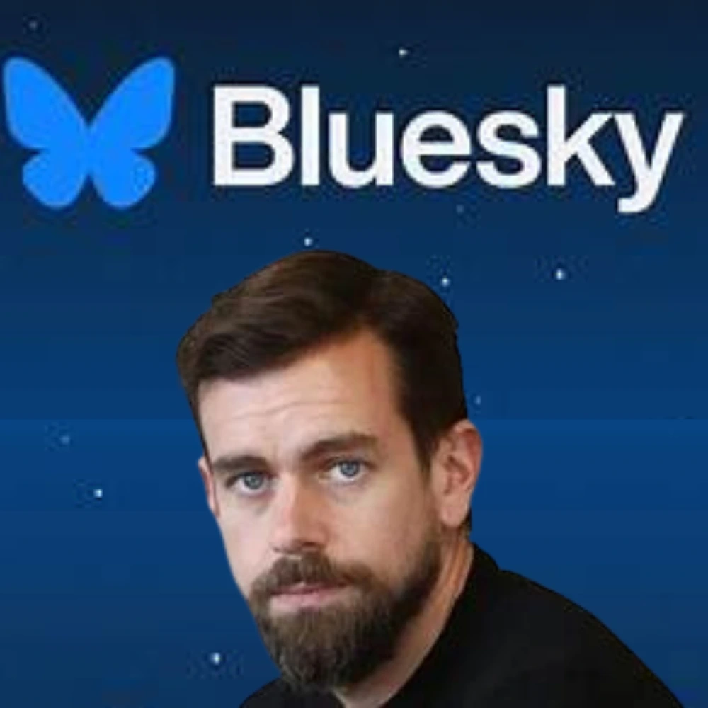 An image of Jack Dorsey, the co-founder of Bluesky