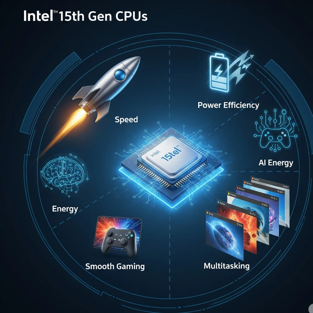 Key benefits of 15th Gen Intel CPUs for everyday users