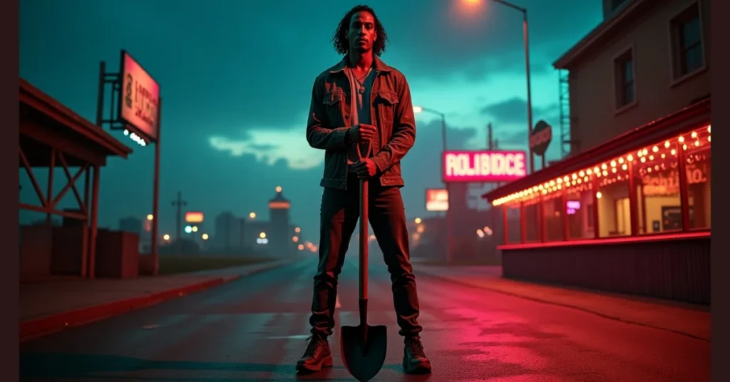 Dynamic collage of Khleo Thomas celebrating his film and TV journey with cinematic energy.