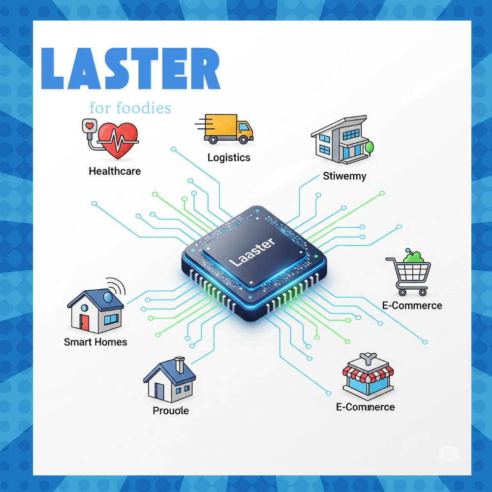 Industries powered by Laaster technology with AI data links