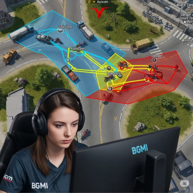 BGMI player planning smart map rotations