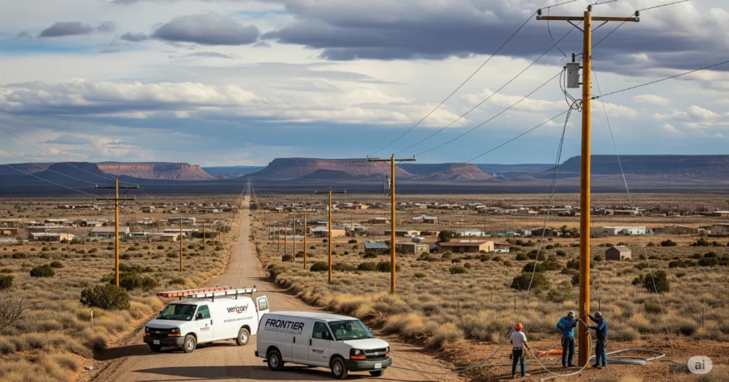 Broadband setup in rural tribal Arizona area