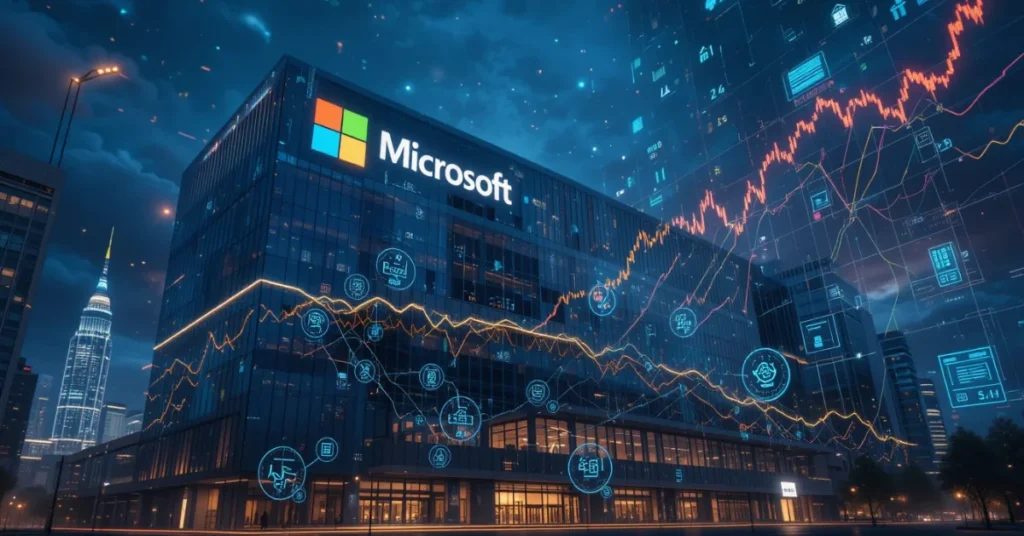 Microsoft stock rises on AI and cloud success