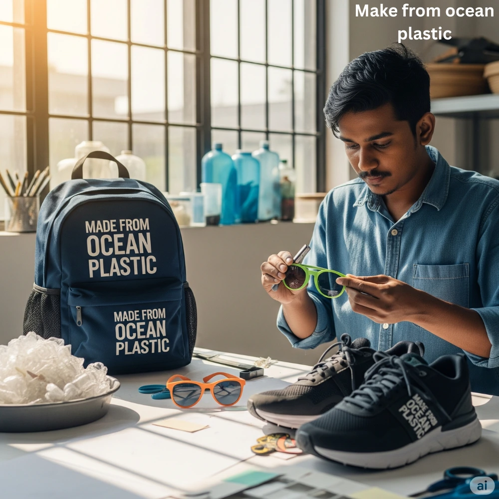 Recycled ocean plastic turned into useful products