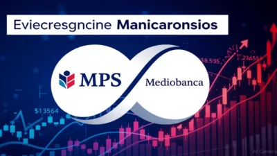 OPS Mediobanca MPS takeover battle with rival €13.9B and €6.3B deals visualized.