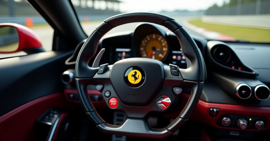 Ferrari wheel with buttons
