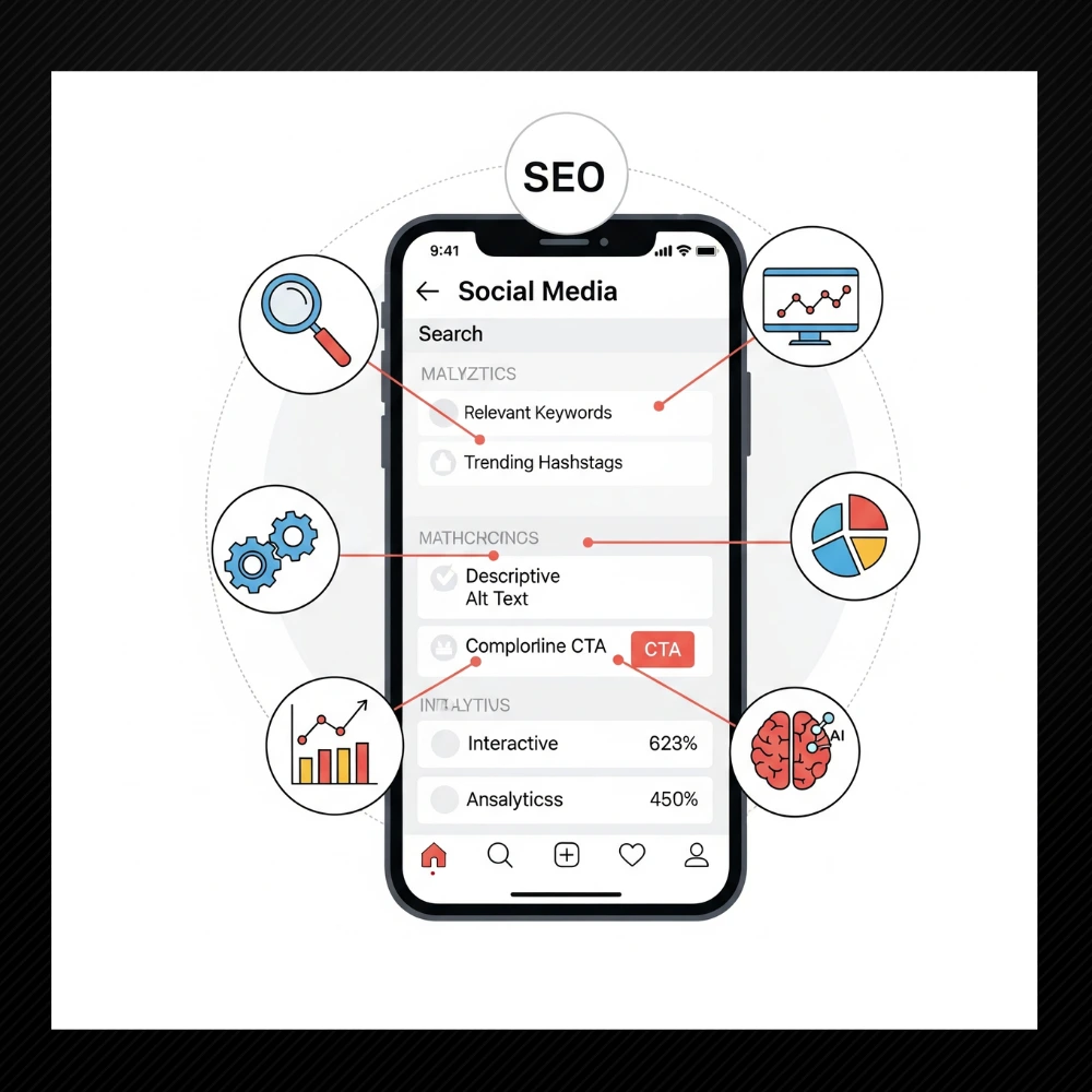 SEO tips for AI-generated social media content