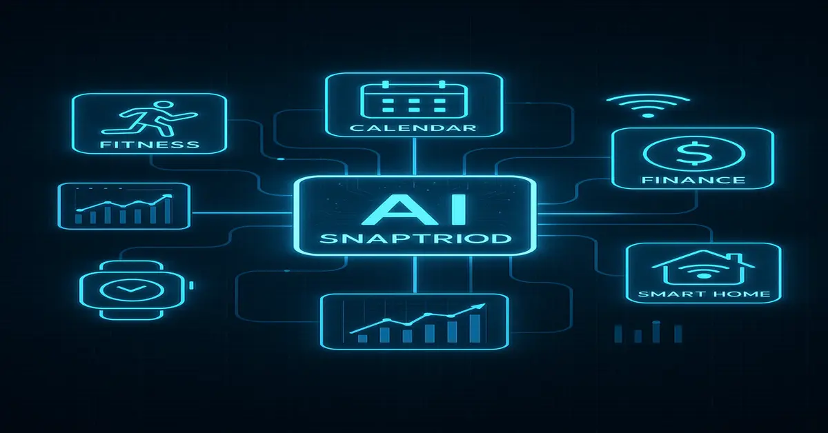 Snaptriod AI linking apps and smart devices.