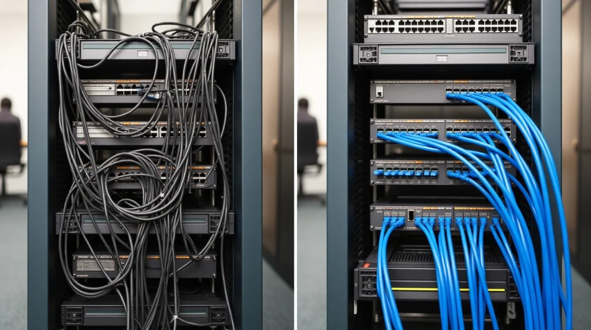 Structured Cabling vs. Conventional Point-to-Point Cabling