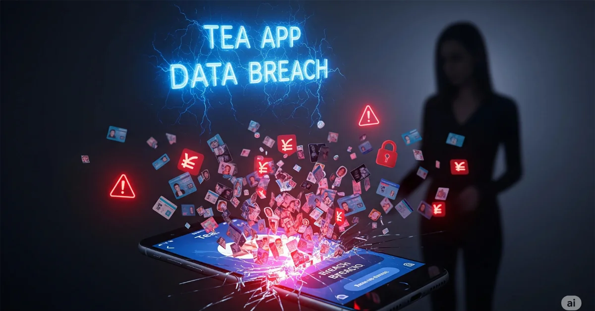 Tea dating app breach with photo leak alert