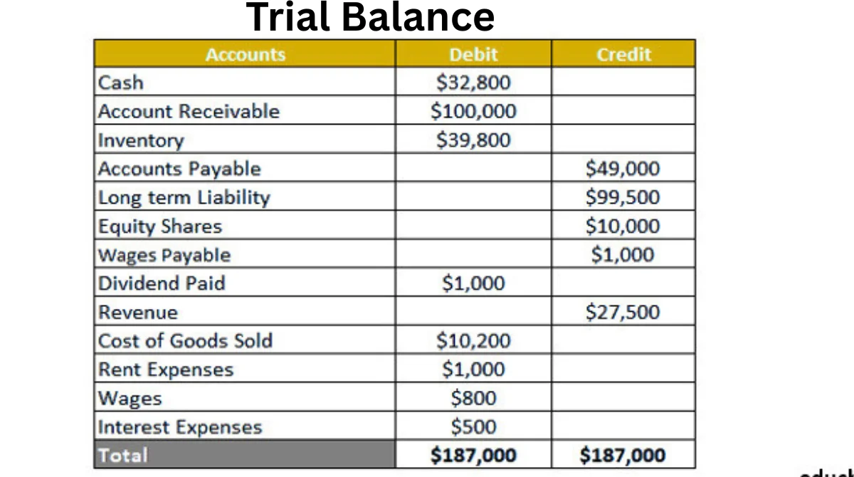 Trial Balance