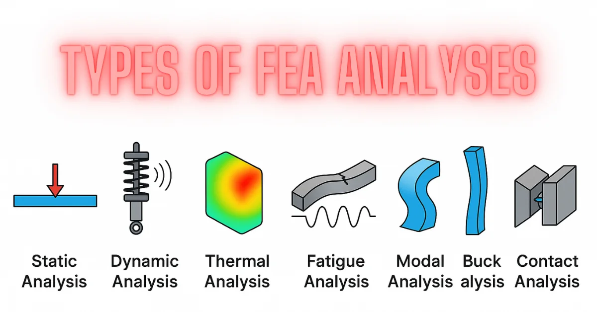 Types of FEA Analyses