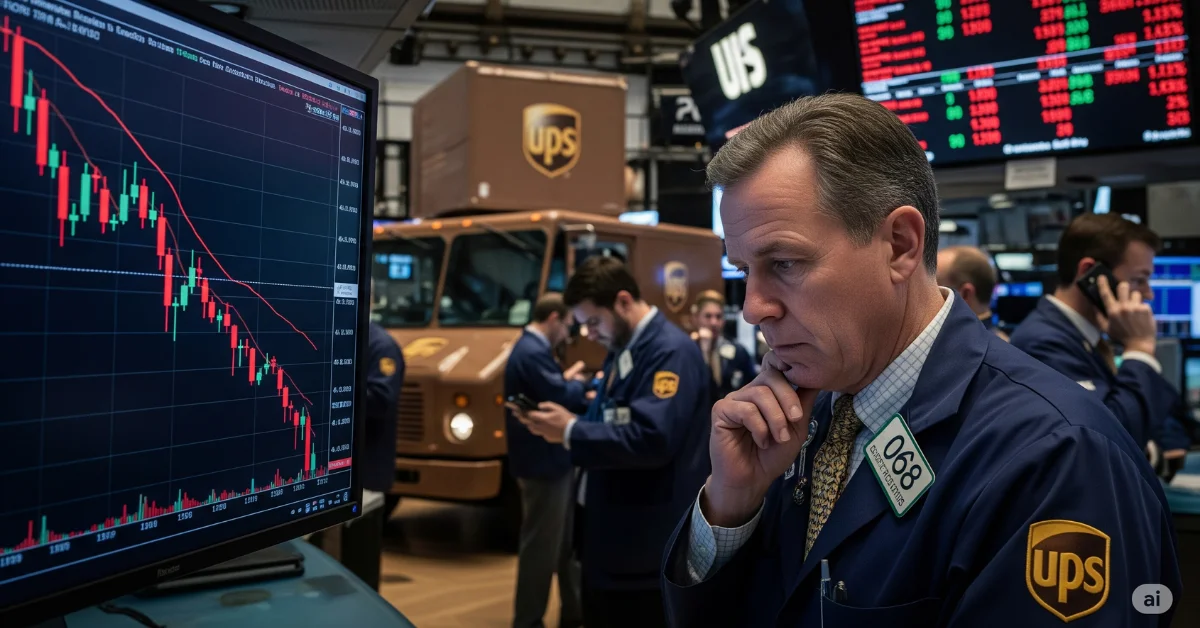 UPS stock falls as trader reacts to Q2 results