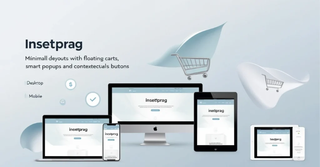 Insetprag UI design across devices with smart eCommerce tools