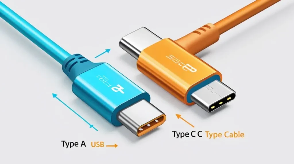 USB Type A to Type C Cables