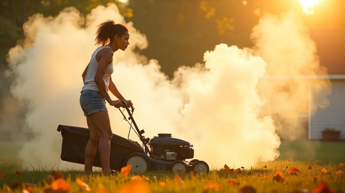 Why Does My Lawn Mower Smoke?