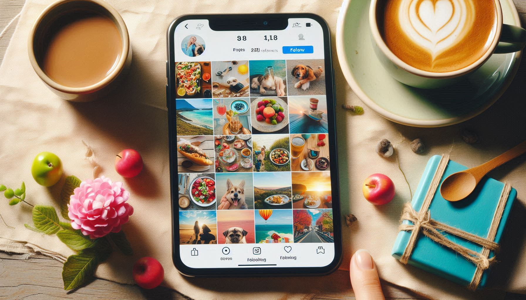 What is 9 grid instagram​?