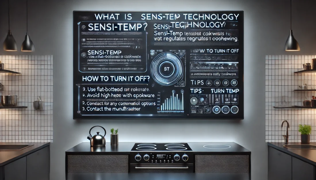 What is sensi temp technology? How to turn it off?