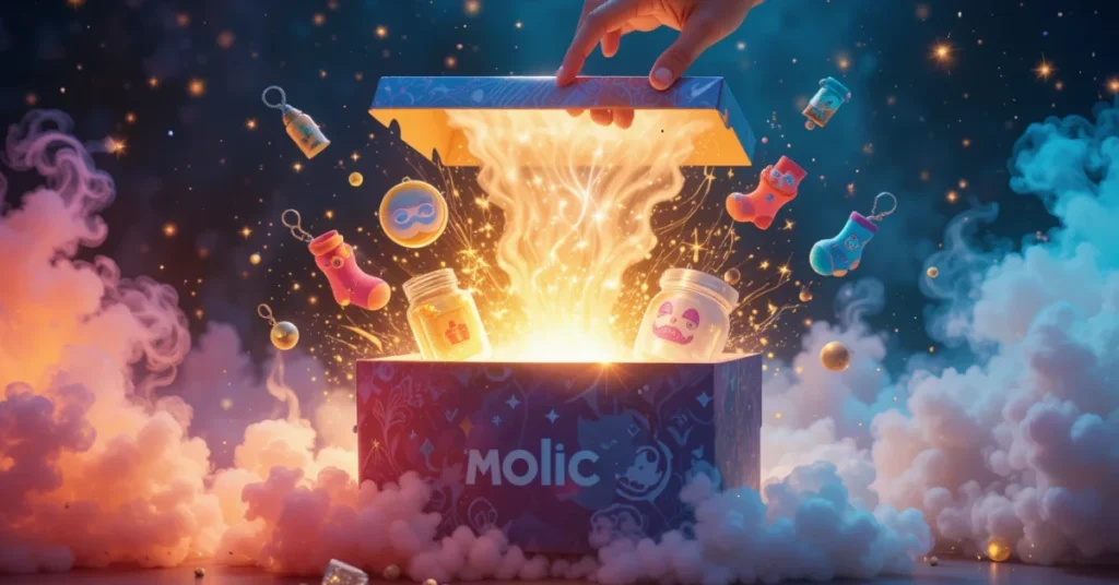 Glowing Molic Box reveals magical surprises