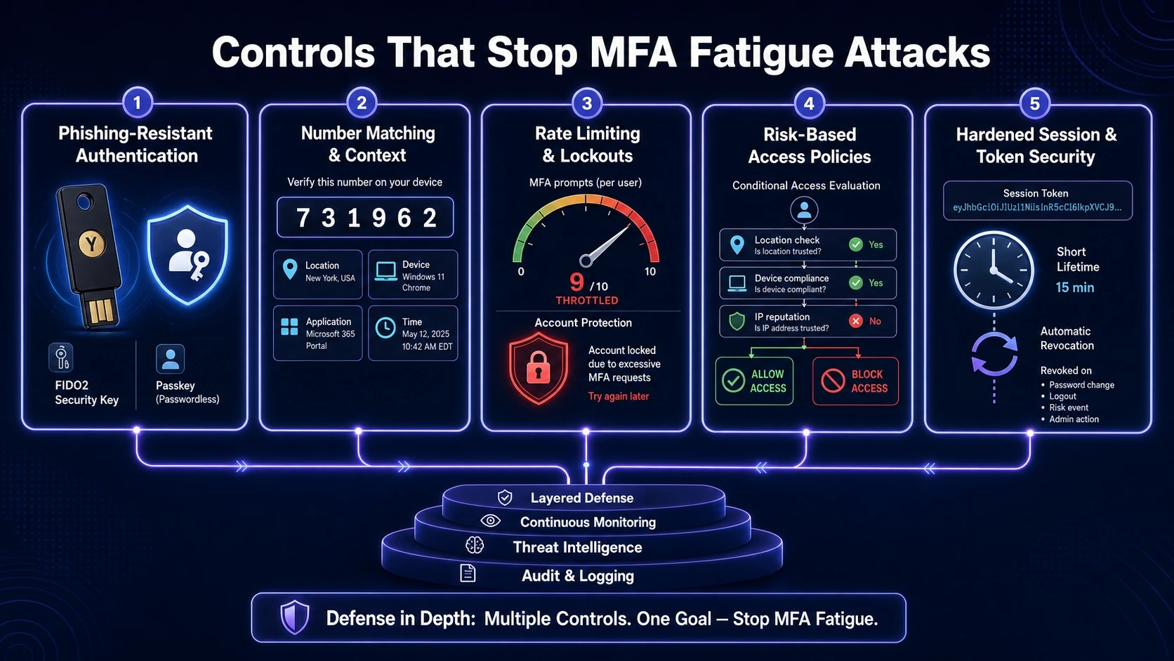 Controls That Stop MFA Fatigue Attacks