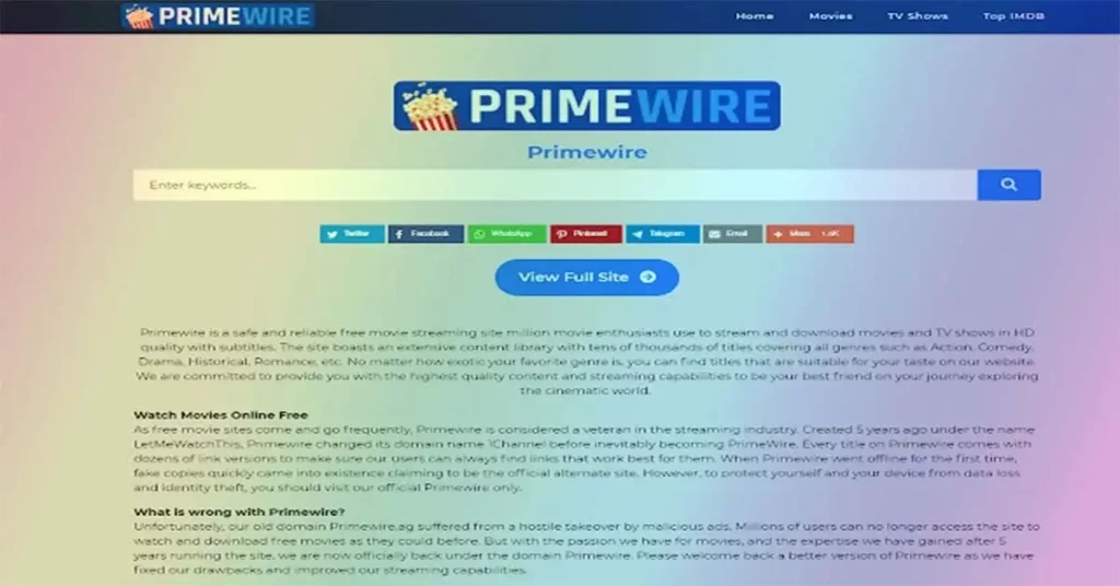 All the Information You Need to Know About Primewire
