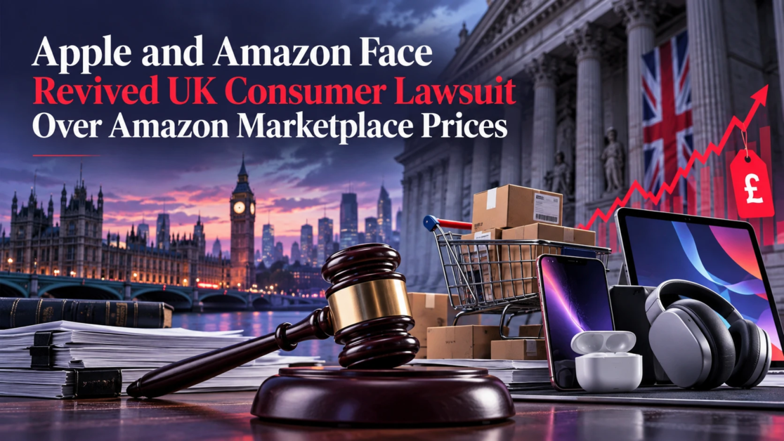 Apple and Amazon Face Revived UK Consumer Lawsuit Over Amazon Marketplace Prices