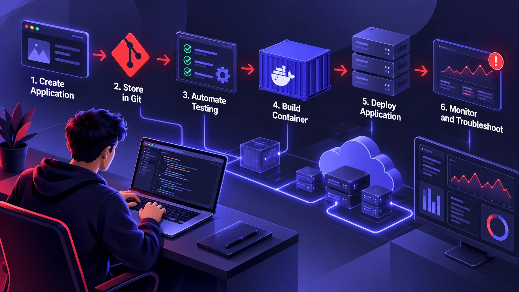 Beginner DevOps Project Build and Monitor a Simple Application