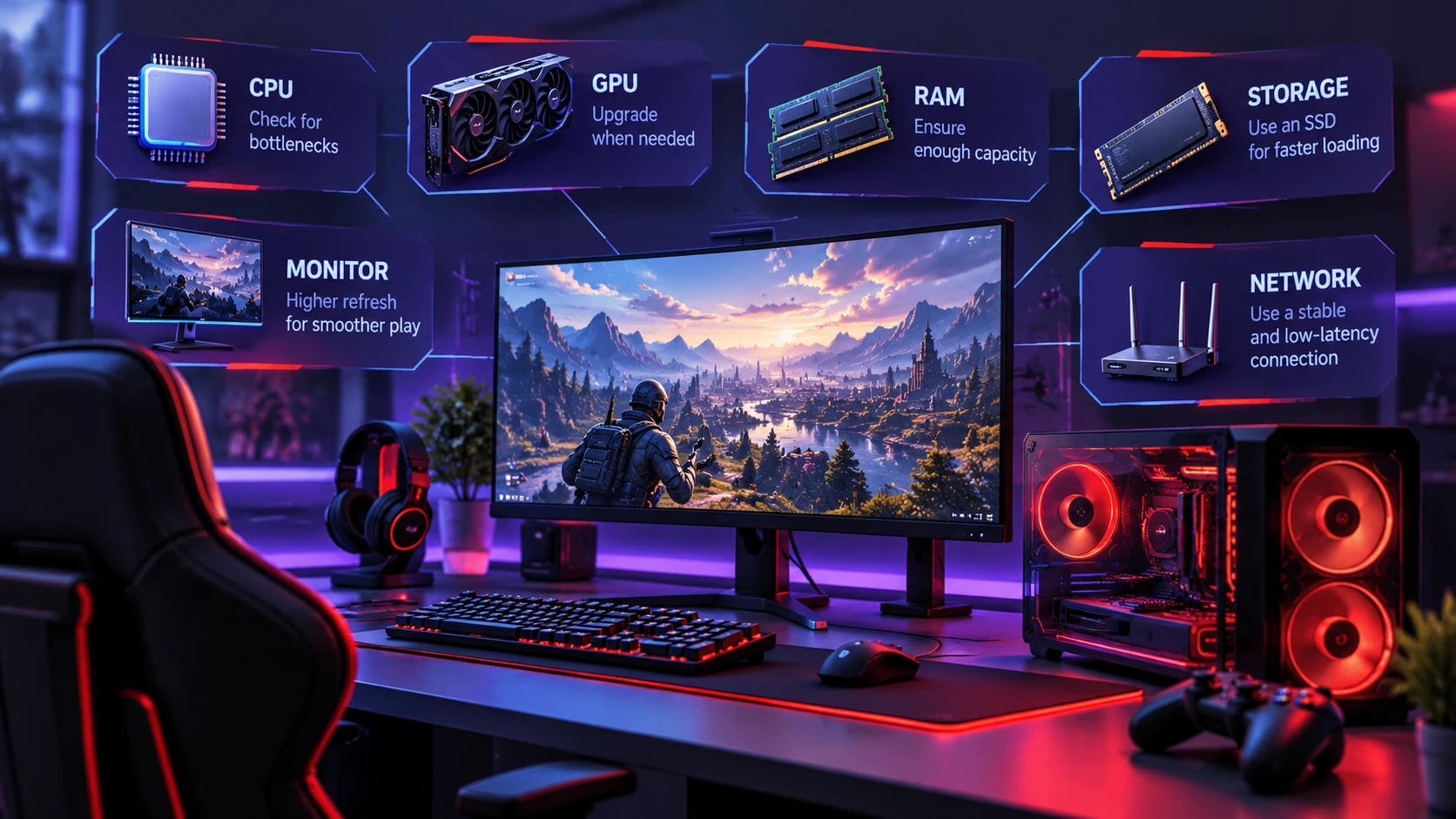 Building A Better Gaming Setup Without Overspending