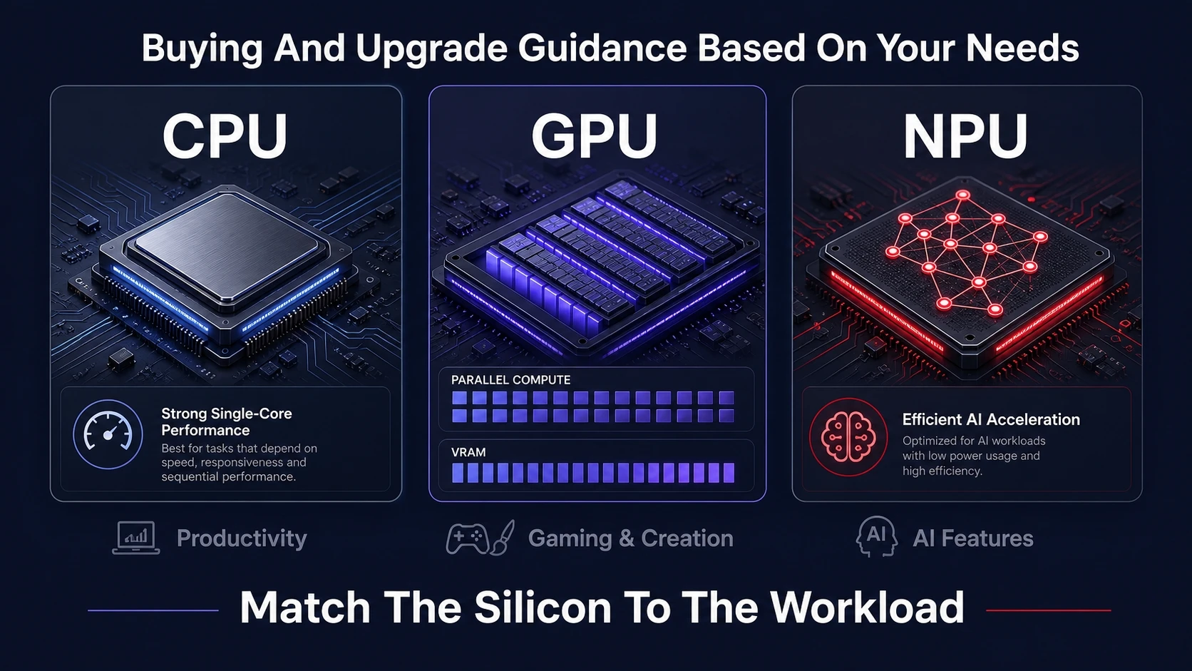 Buying And Upgrade Guidance Based On Your Needs